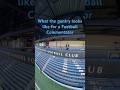Football Commentators gantry: what it looks like 🎙️⚽️👀 #football #premierleague #qpr