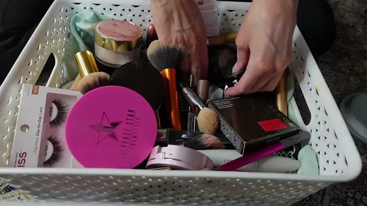 ASMR Rummaging Through Makeup (No Talking)