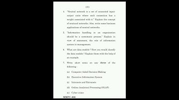 MMPC-008 June 2023 IGNOU Question paper #importantquestions #like #subscribe