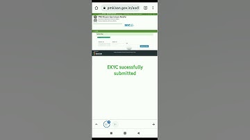 pm kisan ekyc successfully submitted  #pmkisan