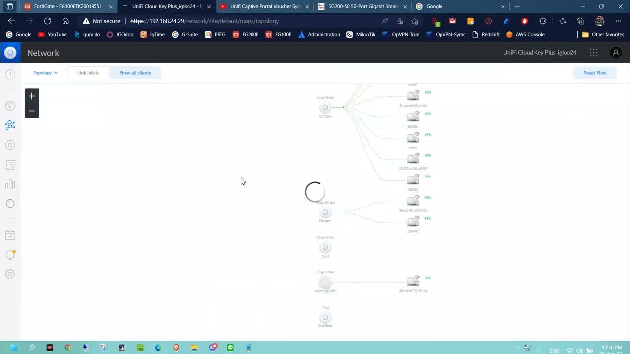 Unifi ubiquiti VLAN Cisco Trunk และ fortigate YouTube