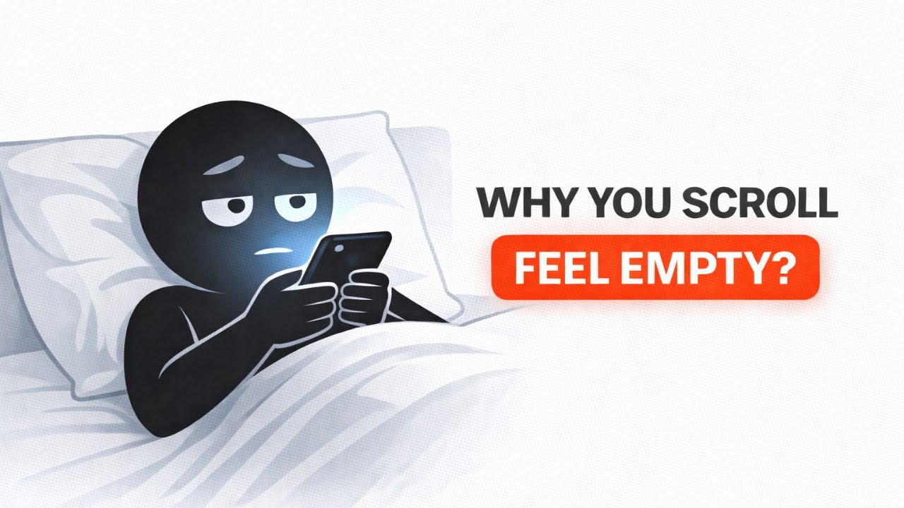 Why You Scroll Late at Night Until You Feel Empty(Psychology Explained)