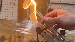 How to Bend Glass Tubing - Scientific Glass Blowing Techniques Episode 6