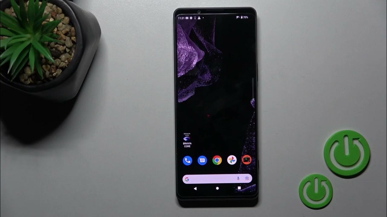 How to Switch On Flashlight on SONY Xperia 1 IV Activate Flashlight