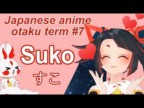 【Otaku Term】#7 Suko   すこ