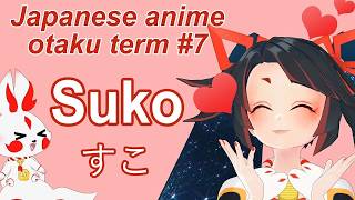 【Otaku Term】#7 Suko   すこ