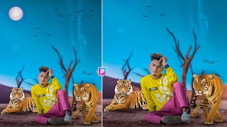 Picsart Tiger Concept Photo Editing |  Tiger Photo Editing Picsart | Picsart Photo Editing New Style screenshot 5