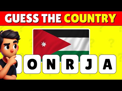 Can You Guess the Country from Scrambled Letters?  | Guess the Country quiz challenge