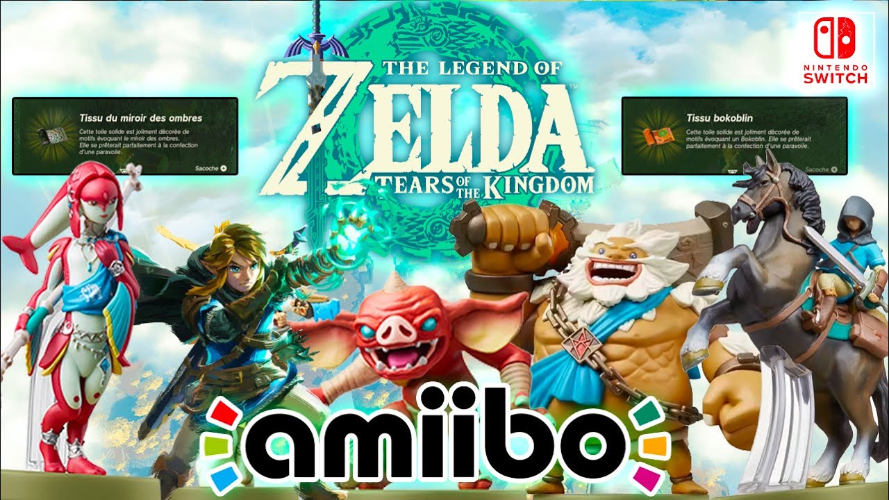 Que DÉBLOQUENT les AMIIBOS dans Zelda Tears of The Kingdom