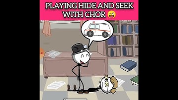 PLAYING HIDE AND SEEK WITH CHOR 😜 | Stickman Story: Save The World #viral #trending #story #shorts