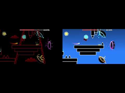 X Original vs Layout | Geometry Dash Comparison
