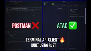 ATAC The Ultimate Terminal API Client 🔥 | Built using Rust | D Code