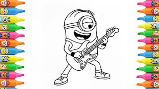Minions Drawing Tutorial | Fun Cartoon Sketch and Color