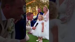 😂💒 “No Kissing in the House!” — Toddler Sets Wedding Rules