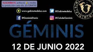 Horóscopo Diario - Géminis - 12 De Junio De 2022.