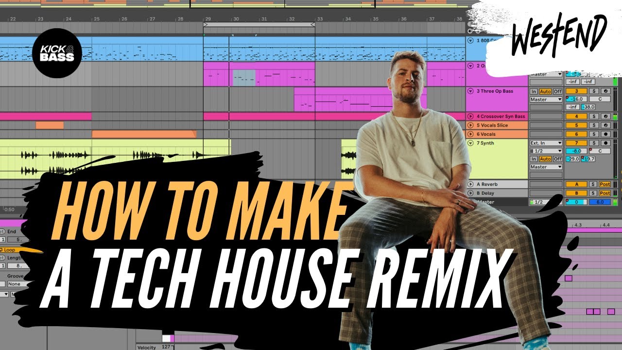 HOW TO MAKE A PROFESSIONAL TECH HOUSE REMIX | Ableton tutorial w ...