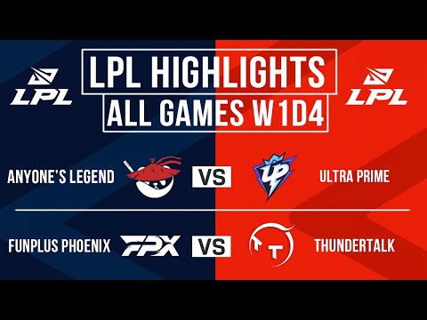 LPL Highlights ALL GAMES Week 1 Day 4 | LPL Summer Split 2024