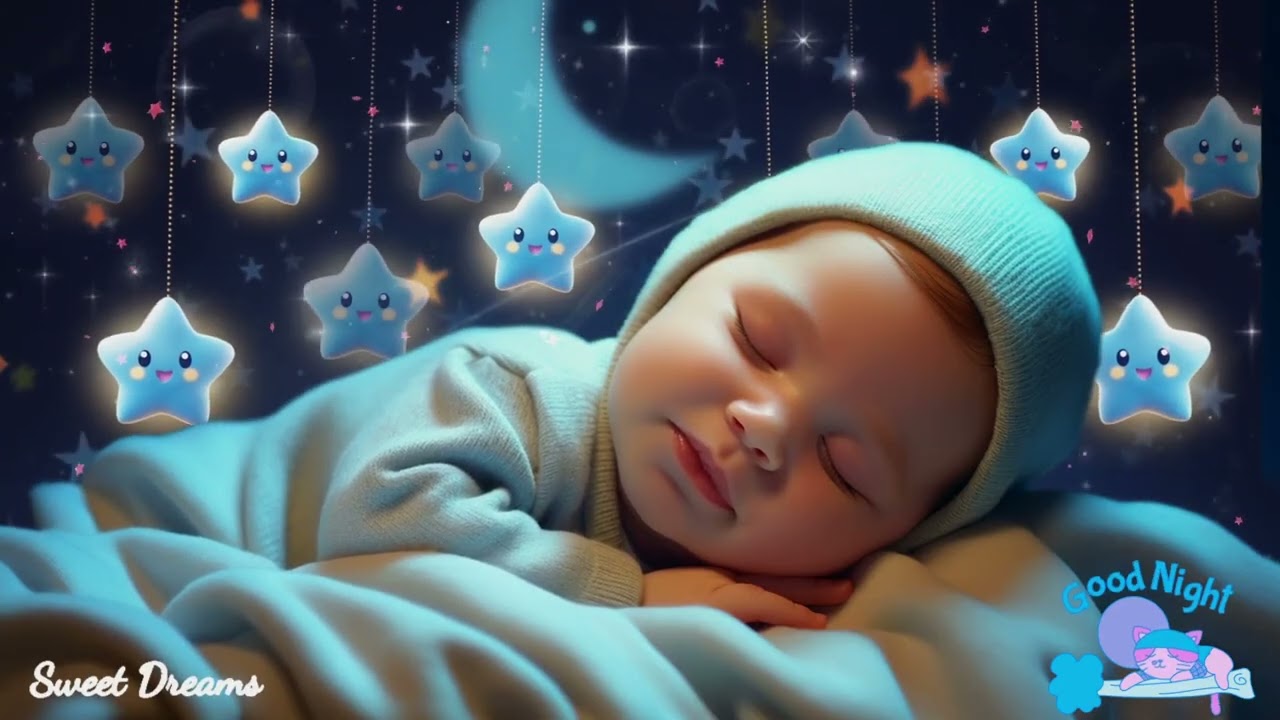 Overcome Insomnia Fast 🌙 Baby Sleep Music | Mozart & Brahms Lullabies for Calm Sleep 💤