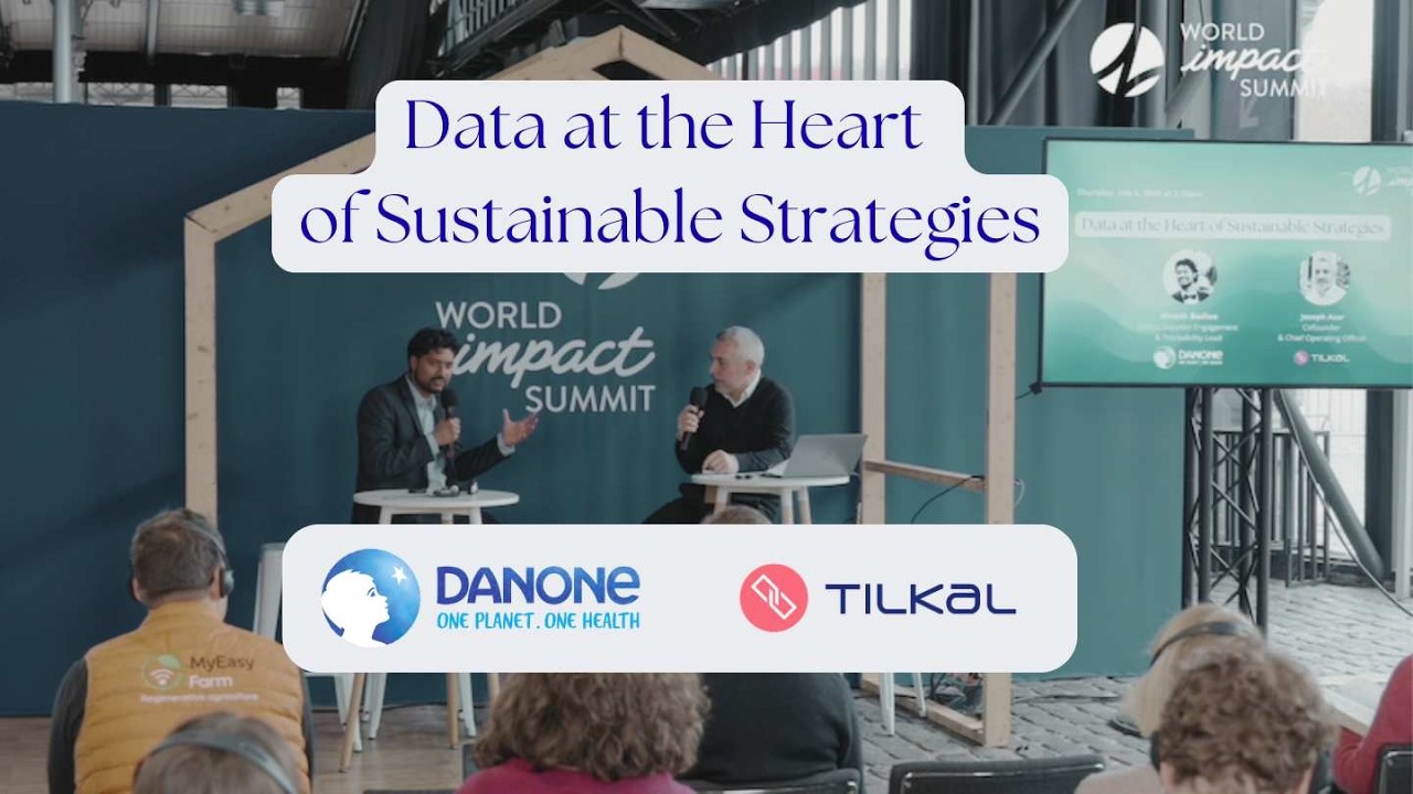 Snapshot of the talk between Danone and Tilkal
