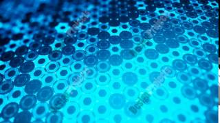 Abstract CGI motion graphics with hexagonal structure