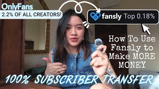 Why I Quit OnlyFans for Fansly + How I Got 100% Of My Subscribers to Follow Me