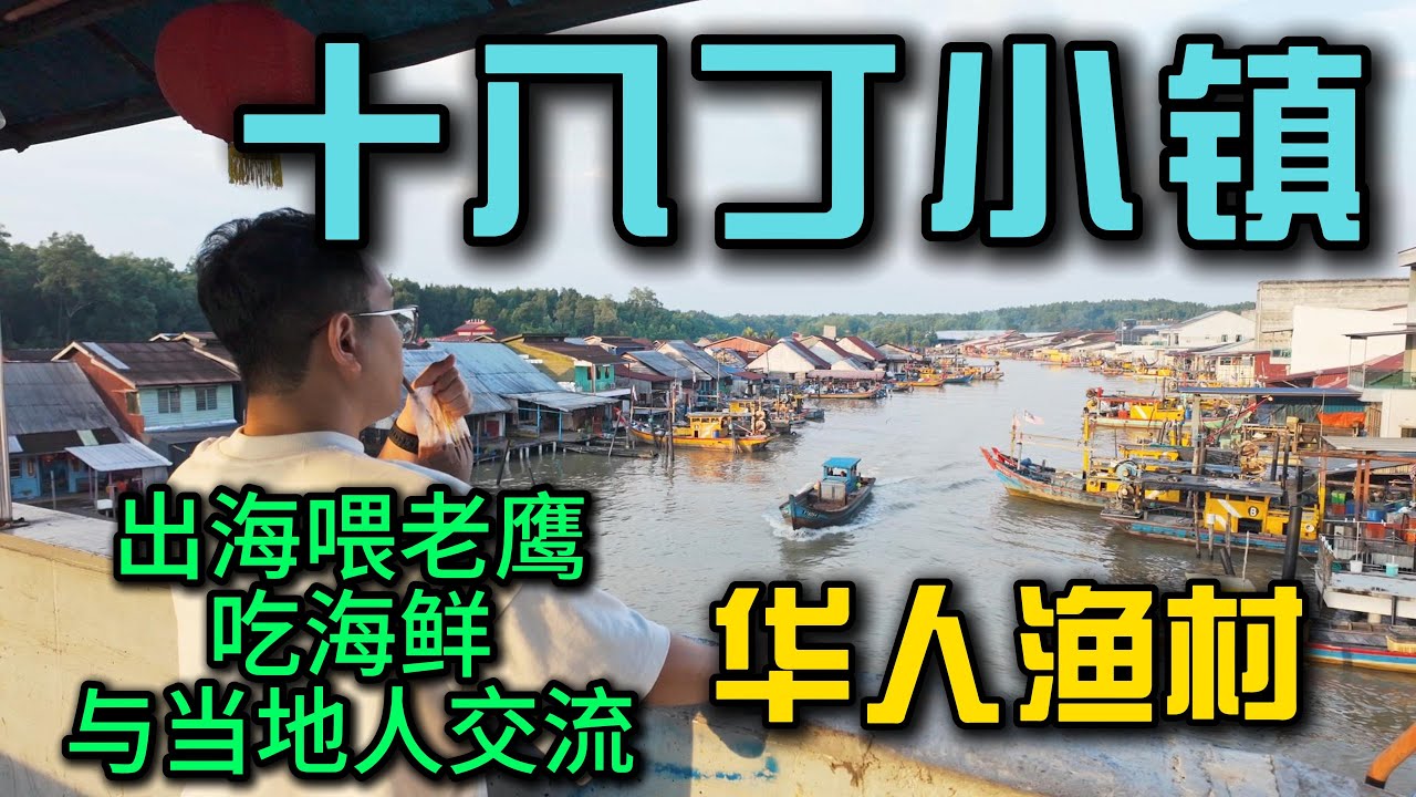 【马来西亚霹雳州】十八丁华人渔村探秘｜出海喂老鹰、品尝超鲜海鲜，感受最纯粹的人情味！