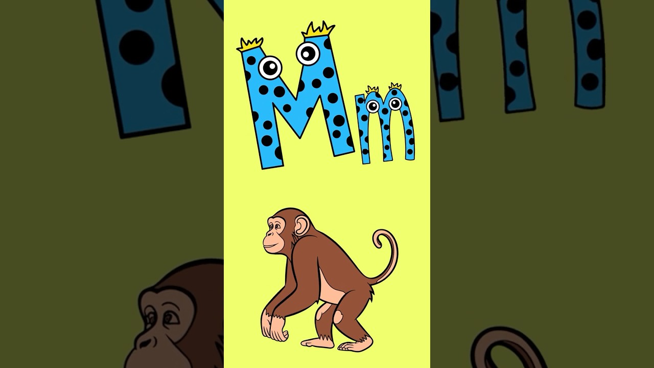 M–Z Phonics Song for Kids | Cute Monster Alphabet | ABC Learning