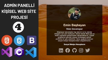 Asp.Net Mvc İle Admin Panelli Kişisel Web Site Yapımı / Ana Sayfa İkonlarını Ekleme/ Ders 4