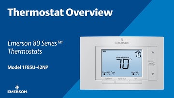 80 Series - 1F85U-42NP - Thermostat Overview