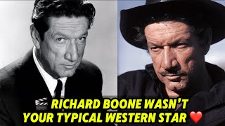 🎬 Richard Boone wasn’t your typical Western star ❤️
