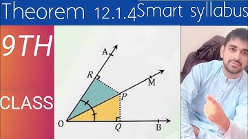 Theorem 12.1.4 || Smart syllabus || Educational tv|| chapter#12 || 9th class math,science group||