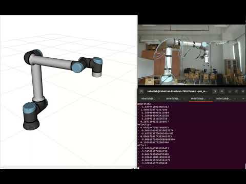 Testing ROS2 with Universal Robot UR10e