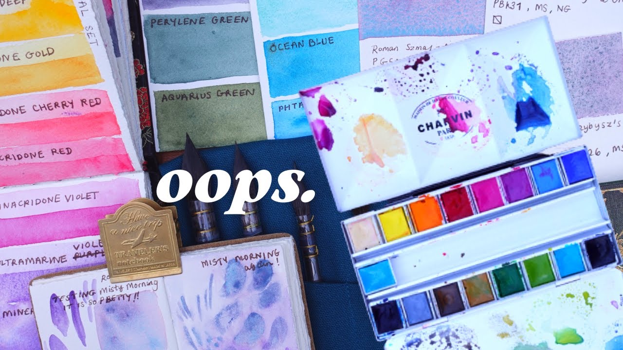 🌟 DREAM ART HAUL | Charvin watercolours, Roman Szmal & HANDMADE art supplies 💌