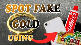 How to check gold if real or fake at home