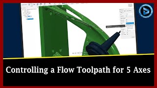 Controlling a Flow Toolpath for 5 Axes || Dynamic Design Creations