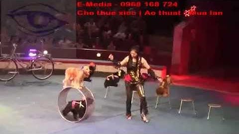 Cho thuê xiếc khỉ,chó,ảo thuật,múa lân LH:0968 168 724 - Tết thiếu nhi 2014