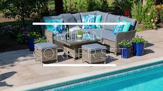 Katie Blake Furniture Milan Compact Garden Corner Set