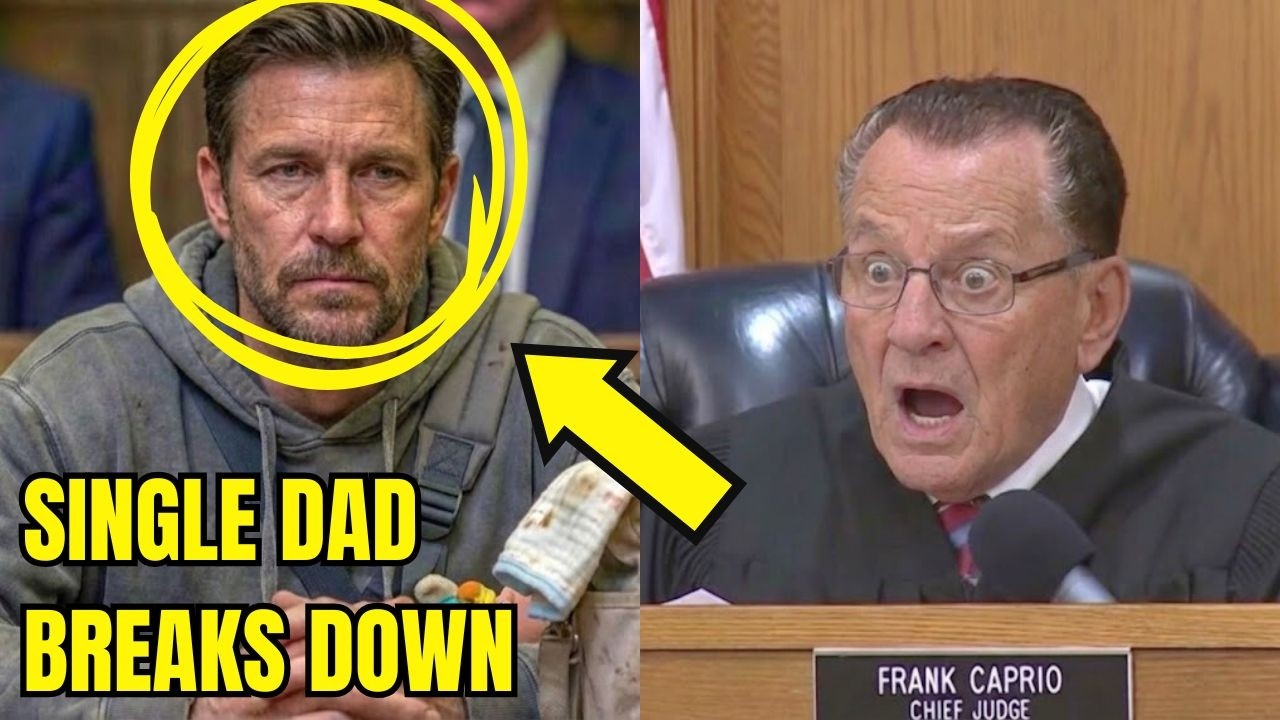 Struggling Single Dad Breaks Down in Court Judge Caprio Comforts Him and Dismisses the Case