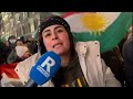 تظاهرات حاشدة آلاف الكرد في النرويج يعبرون عن تضامنهم مع مقاومة روج آفا 