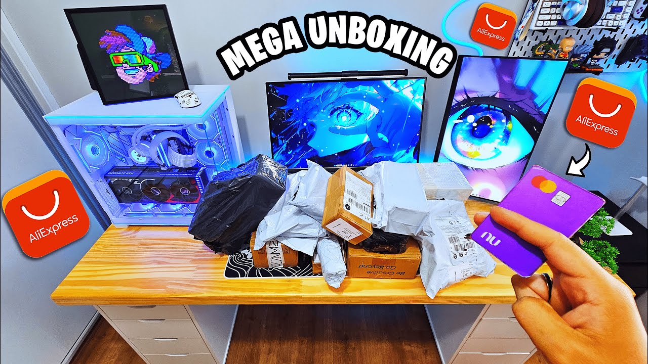 Chegou Muita Coisa BOA e BARATA do ALIEXPRESS (Só coisa boa 🔥)