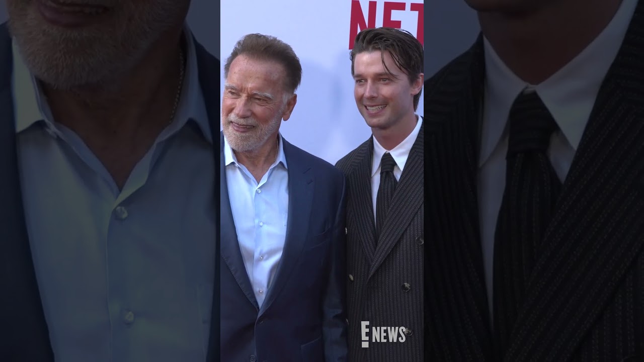 Patrick Schwarzenegger and Arnold Schwarzenegger are checking in at the "FUBAR" season 2 premiere.