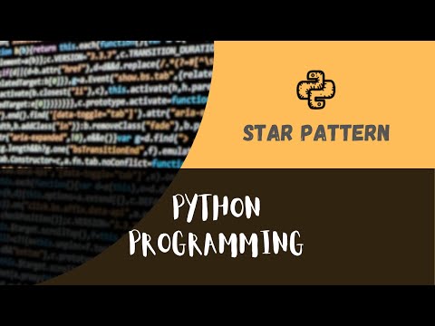 "Python Star Pattern Tutorial"