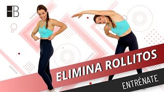 Ejercicios para REDUCIR CINTURA y ELIMINAR ROLLITOS de la espalda