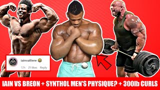 Morgan Aste Crazy Cheat Curls + Iain VS Breon Beef + Swollen Arms in Physqiue+ Bodybuilding Lighting