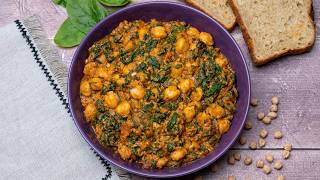 Spanish Spinach and Chickpeas