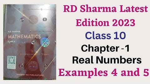 Examples of Exercise 1.4(4& 5) || Chapter 1 || Real Numbers || Class 10 || RD Sharma 2023