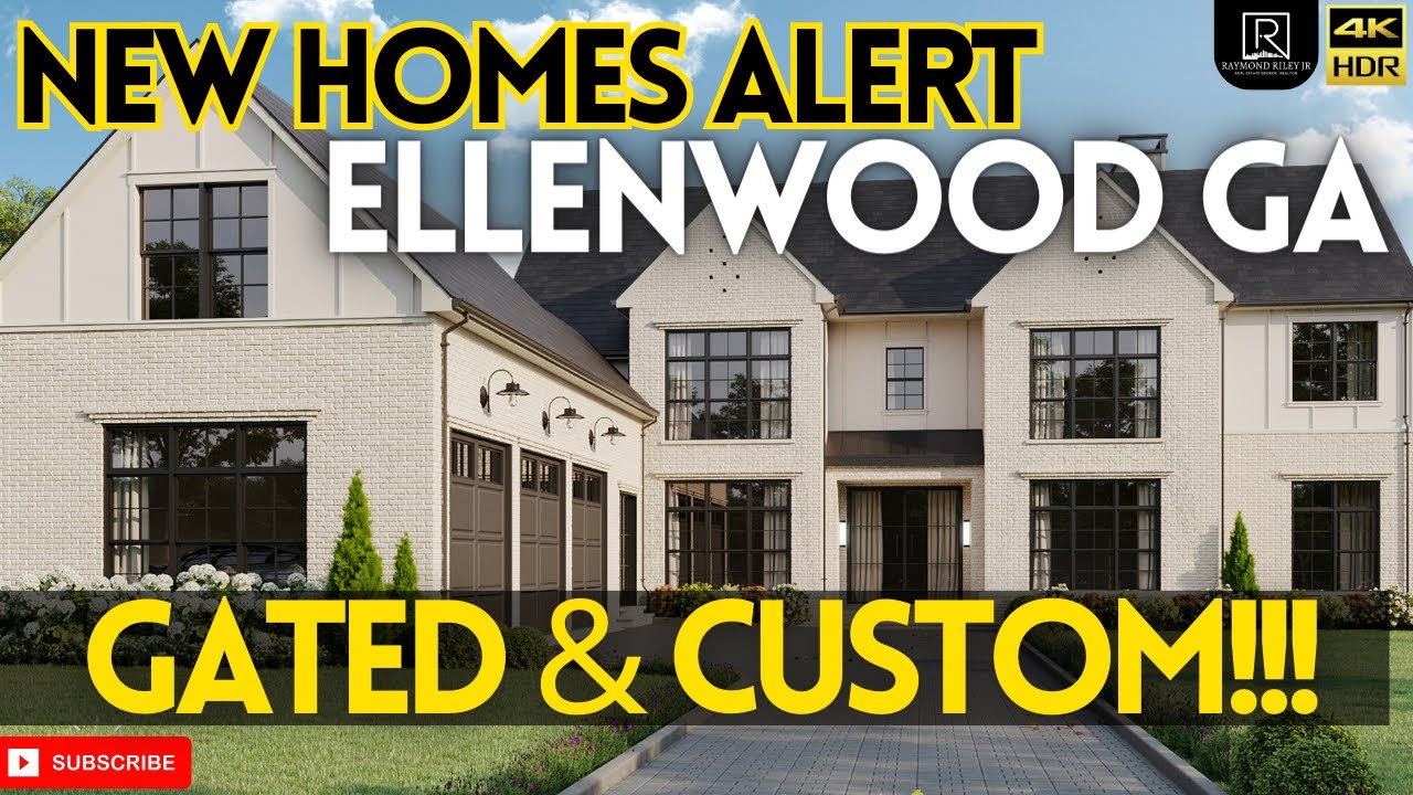 New Homes Alert Ellenwood GA Custom Modern Home in Gated Community
