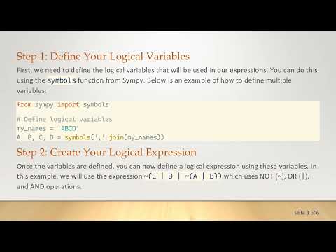 Create DNF and CNF in Python: A Guide to Truth Tables with Sympy and SageMath
