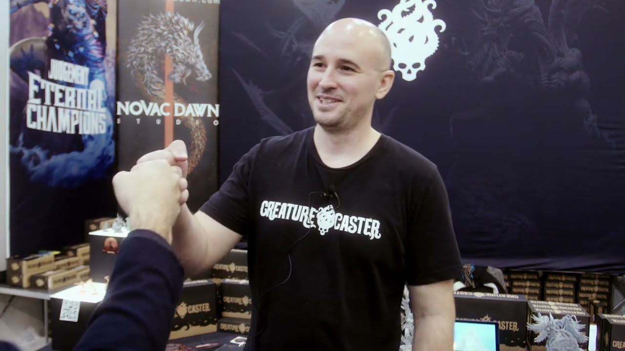 Peter from Creature Caster, interview at Essen 2021