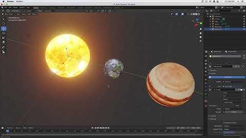 Blender 2.90: 025 Solar System Part 1 Texturing